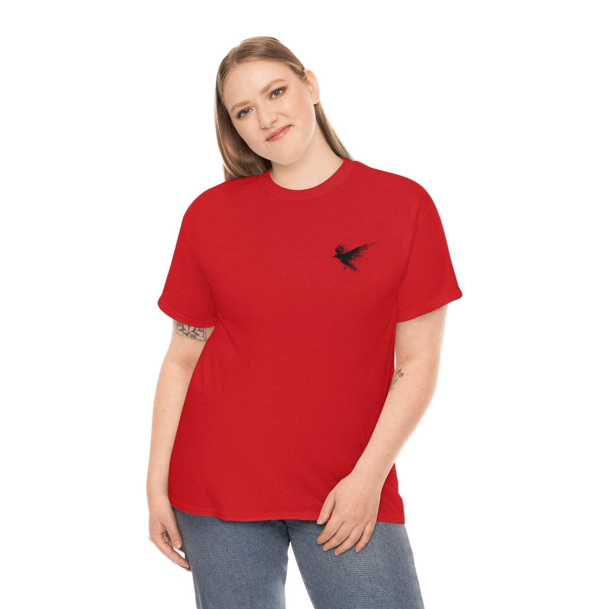 Unisex Heavy Cotton Tee-Crow