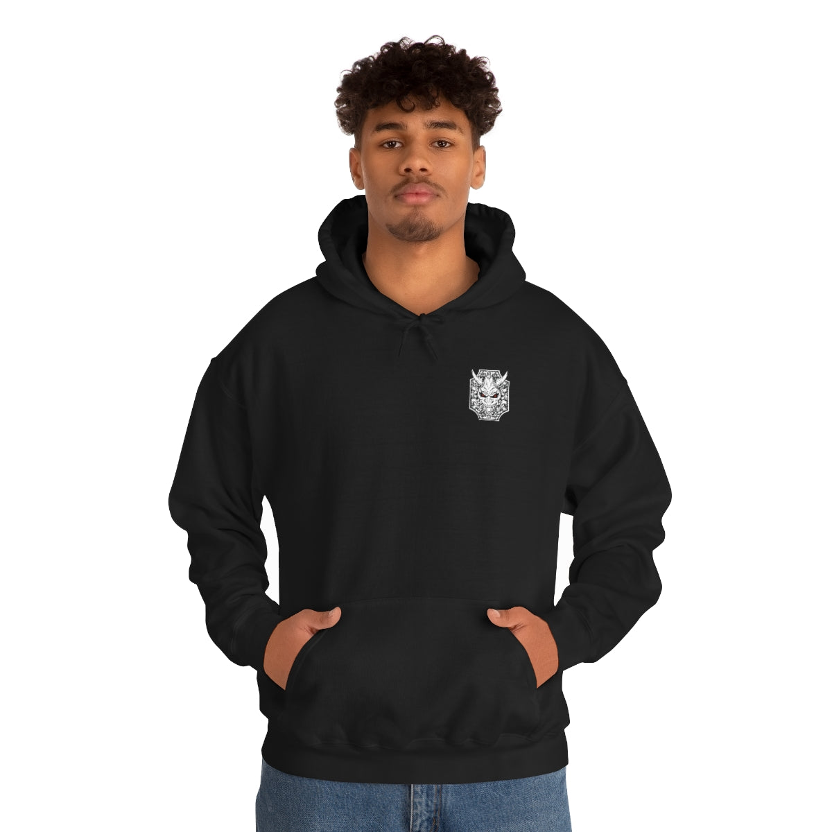 Unisex Heavy Blend™ Hooded Sweatshirt-Devil Tattoo