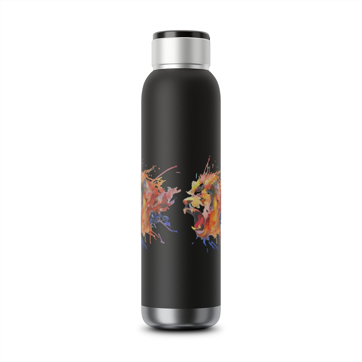 Lion Flames Bottle Soundwave Copper Vacuum Audio 22oz