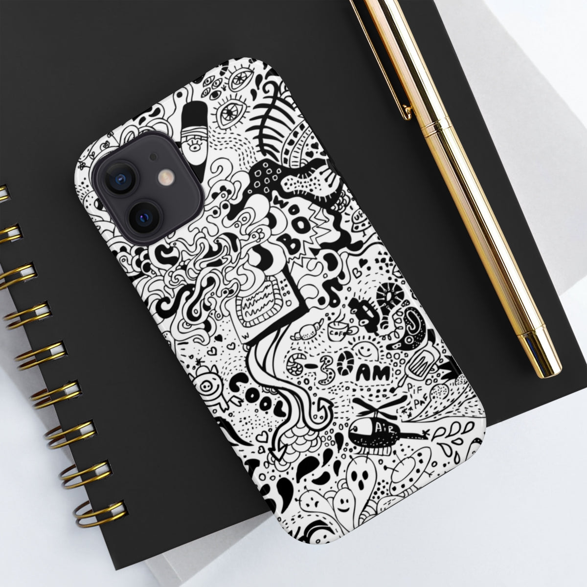 Tough Phone Cases, Case Mate-Doodle