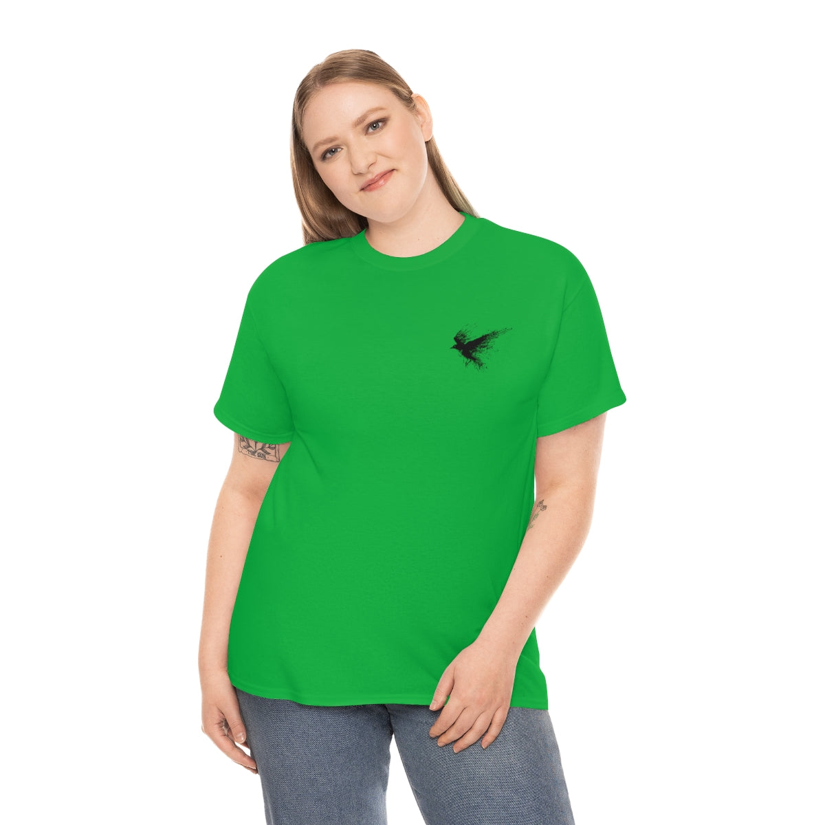 Unisex Heavy Cotton Tee-Crow