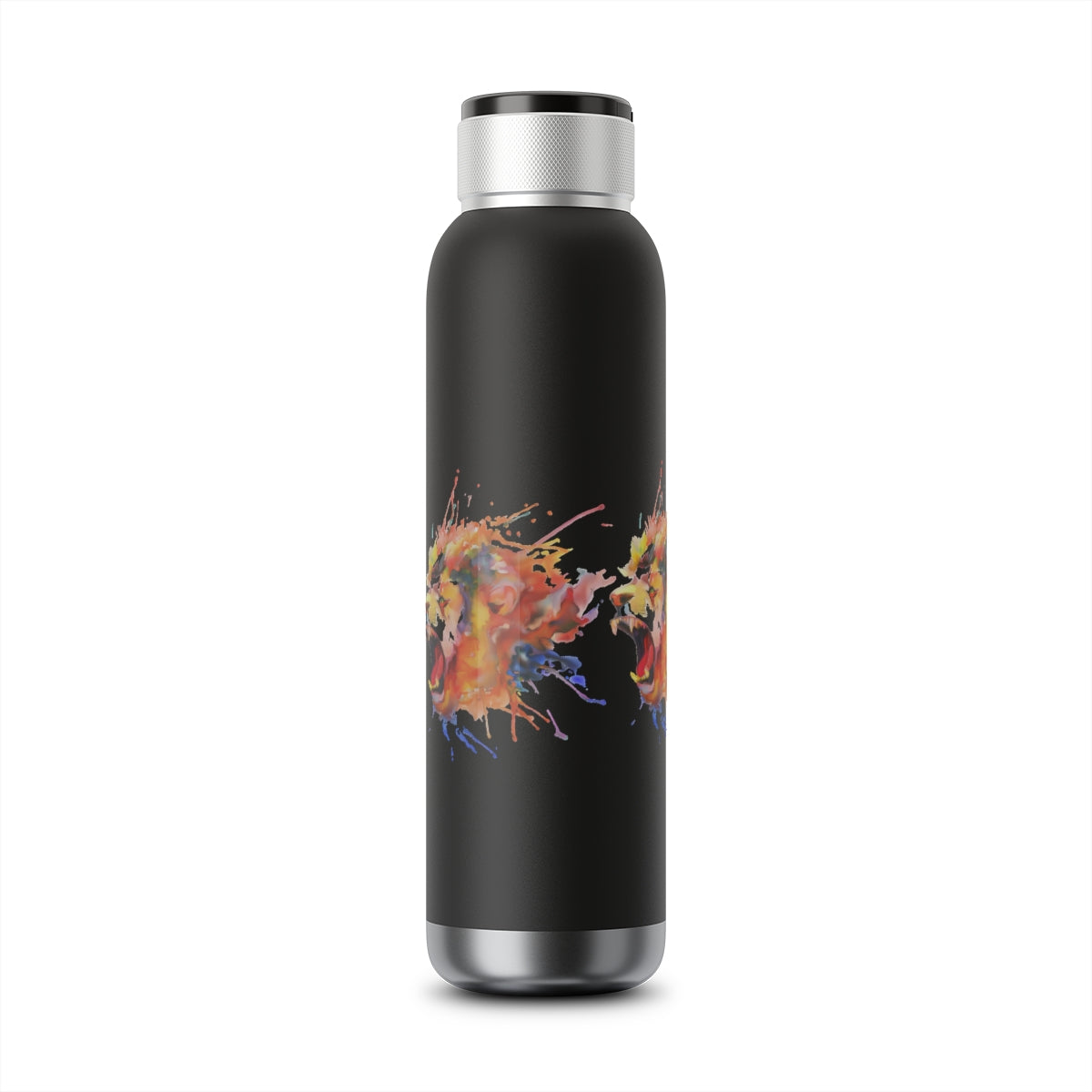 Lion Flames Bottle Soundwave Copper Vacuum Audio 22oz