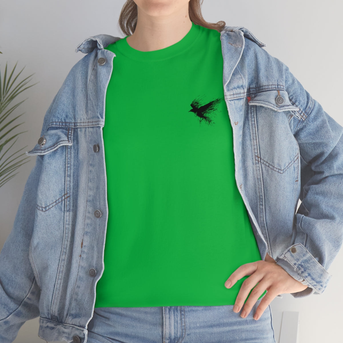Unisex Heavy Cotton Tee-Crow
