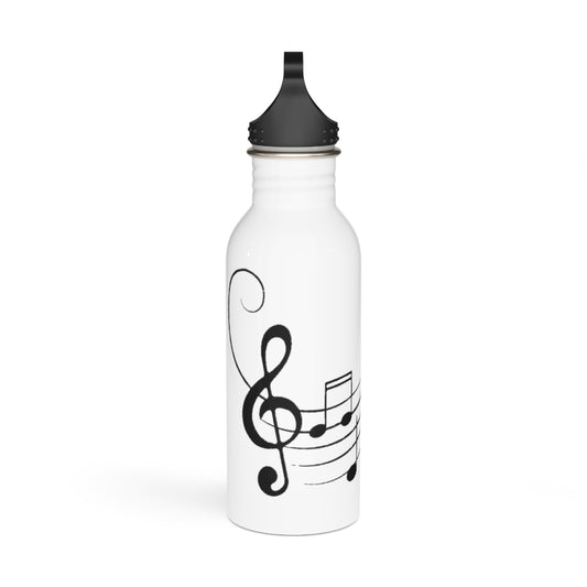 Stainless Steel Water Bottle- Music