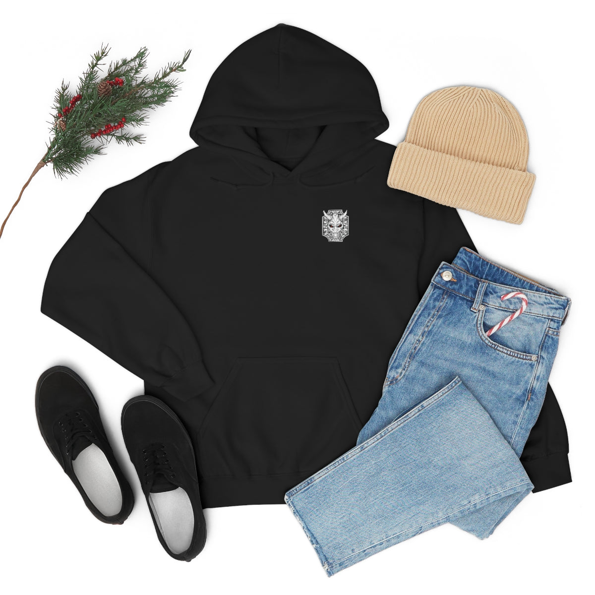 Unisex Heavy Blend™ Hooded Sweatshirt-Devil Tattoo