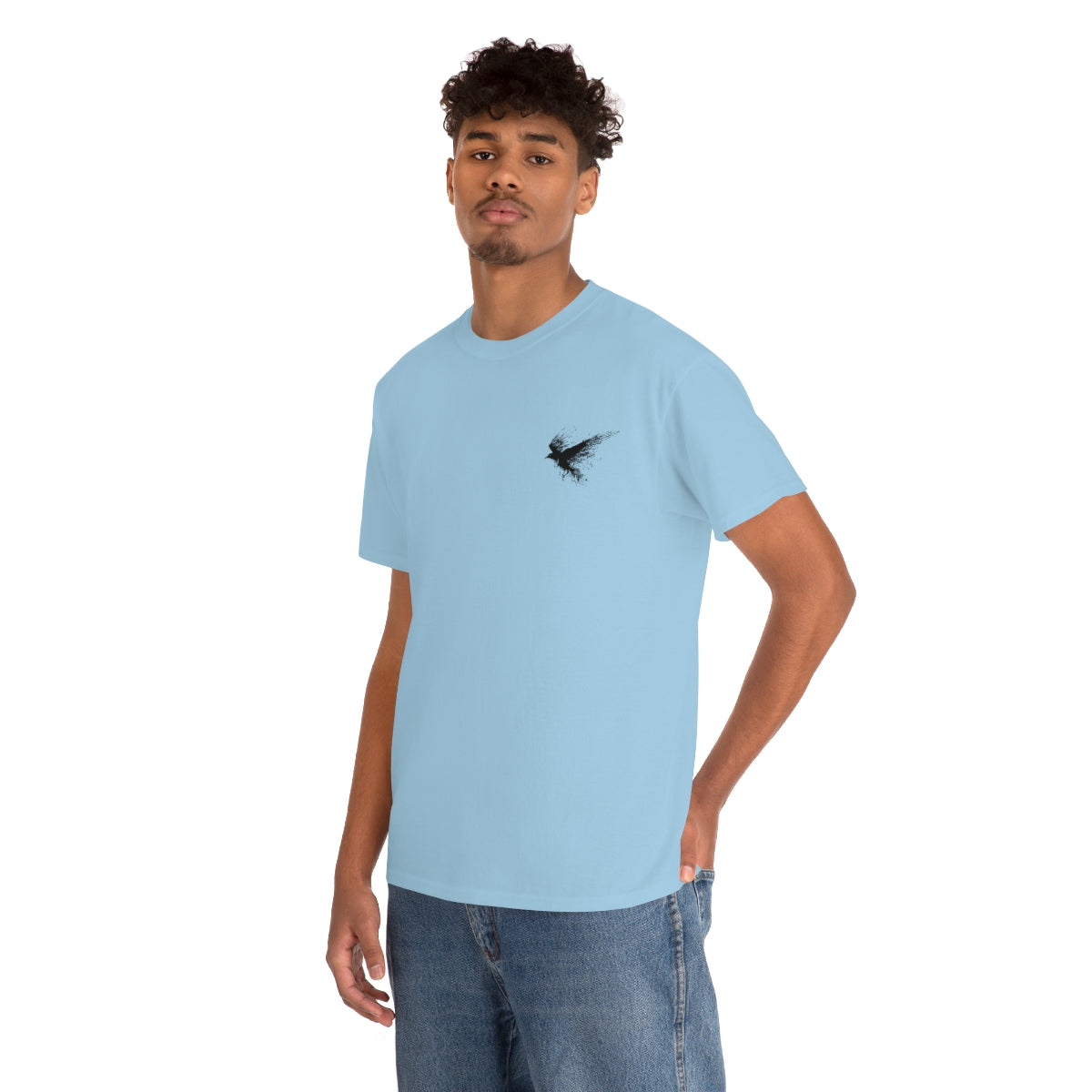 Unisex Heavy Cotton Tee-Crow