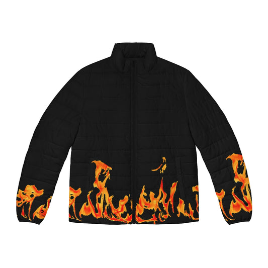 Men's Puffer Jacket-On Fire