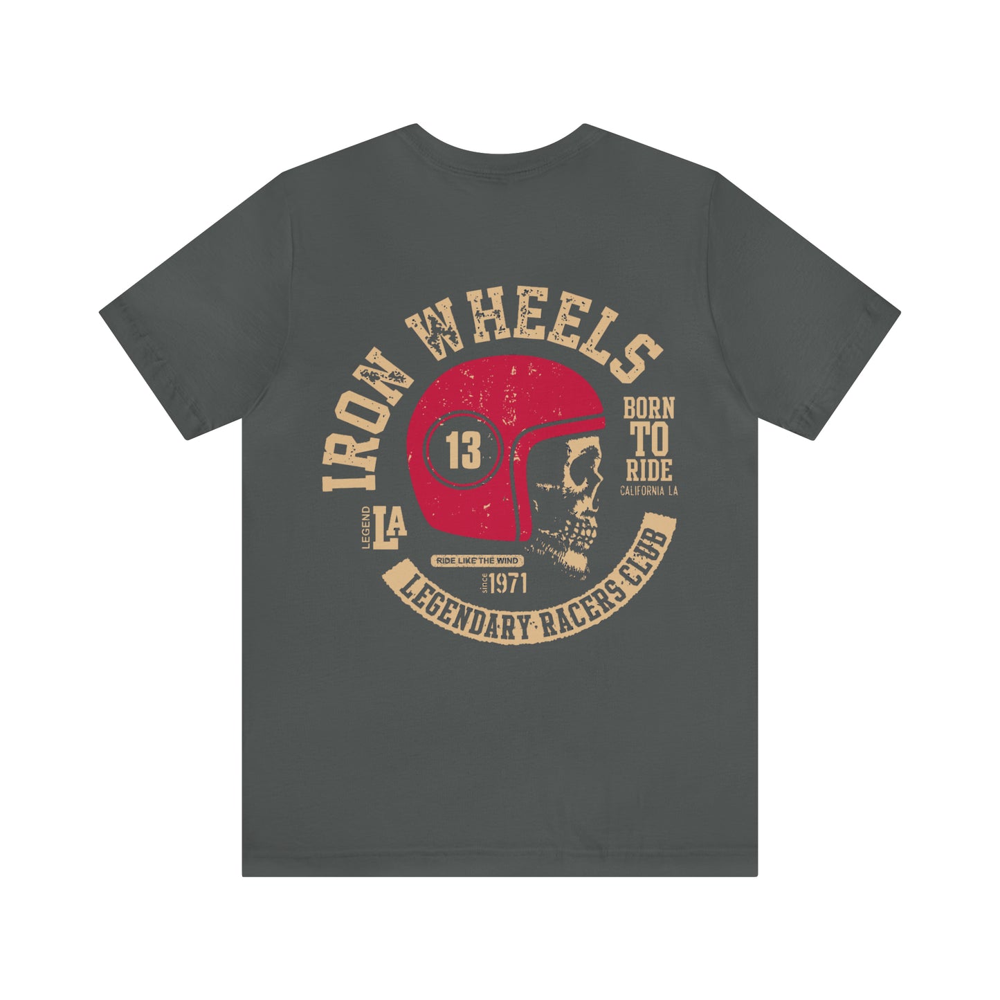 Unisex Jersey Short Sleeve Tee-Iron Wheels