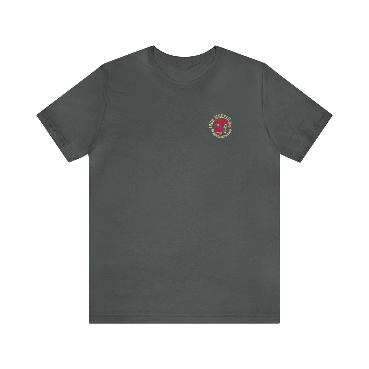 Unisex Jersey Short Sleeve Tee-Iron Wheels