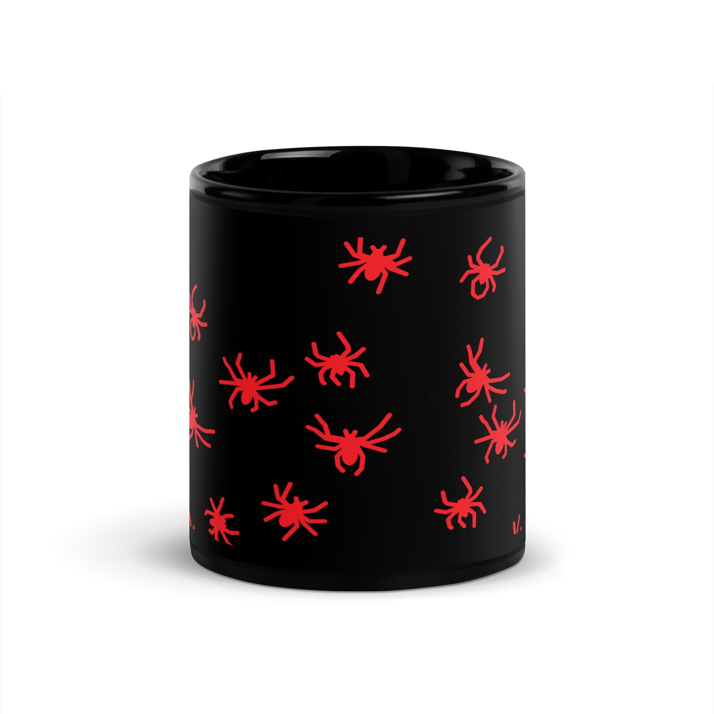 Spiders-Black Glossy Mug