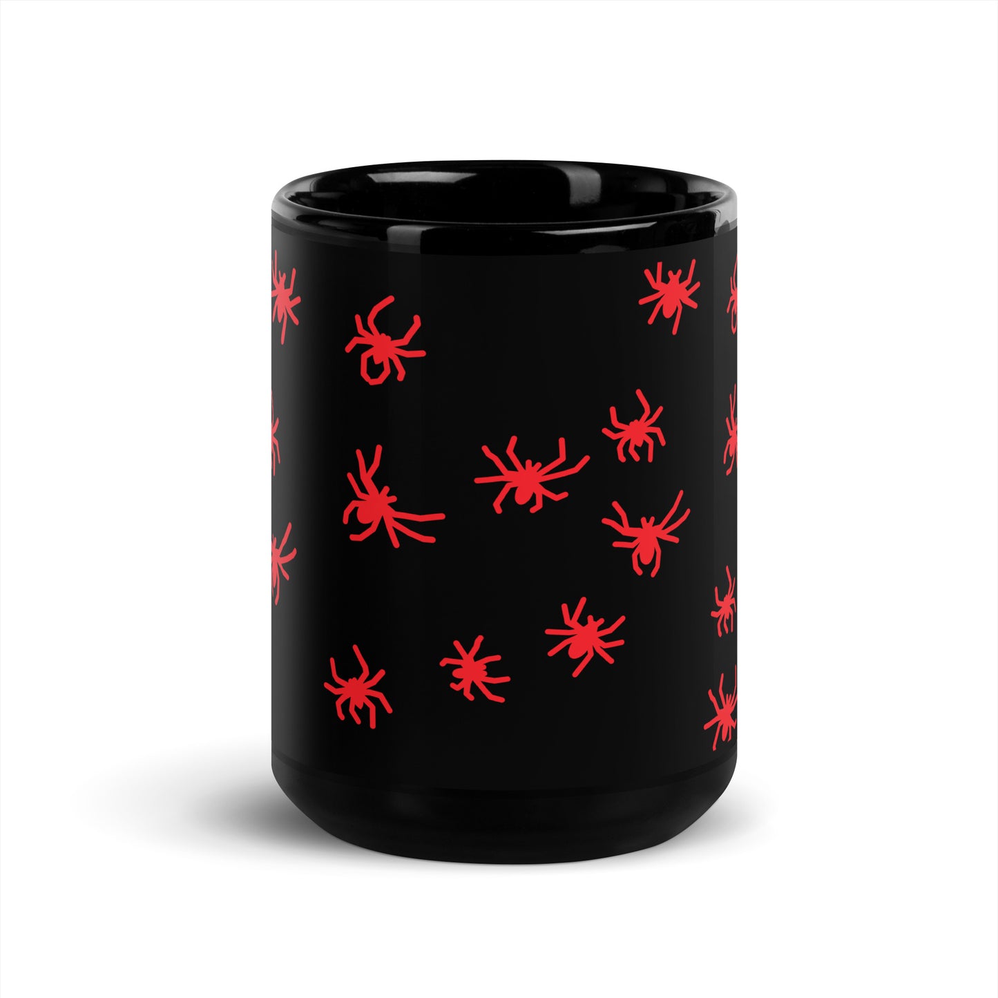 Spiders-Black Glossy Mug