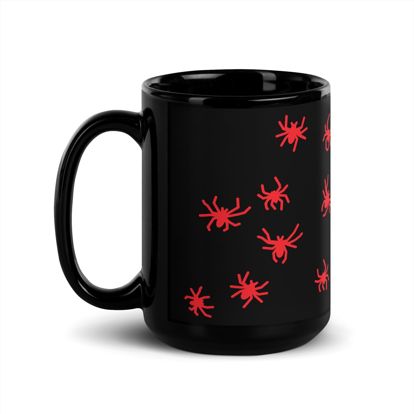 Spiders-Black Glossy Mug