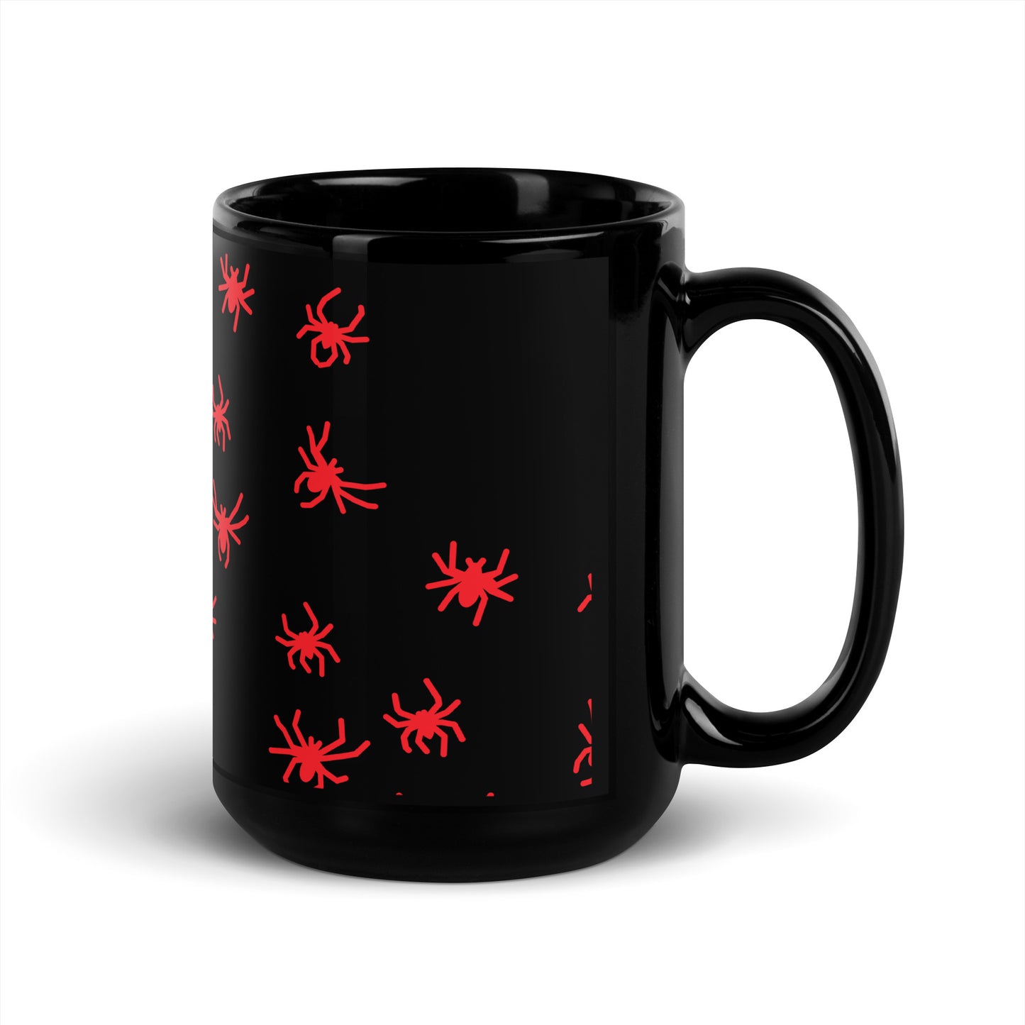 Spiders-Black Glossy Mug