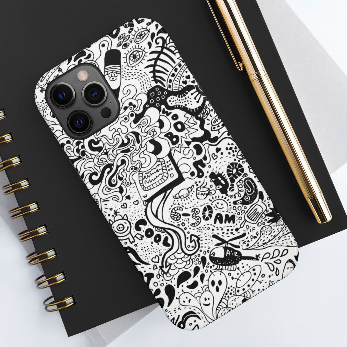 Tough Phone Cases, Case Mate-Doodle