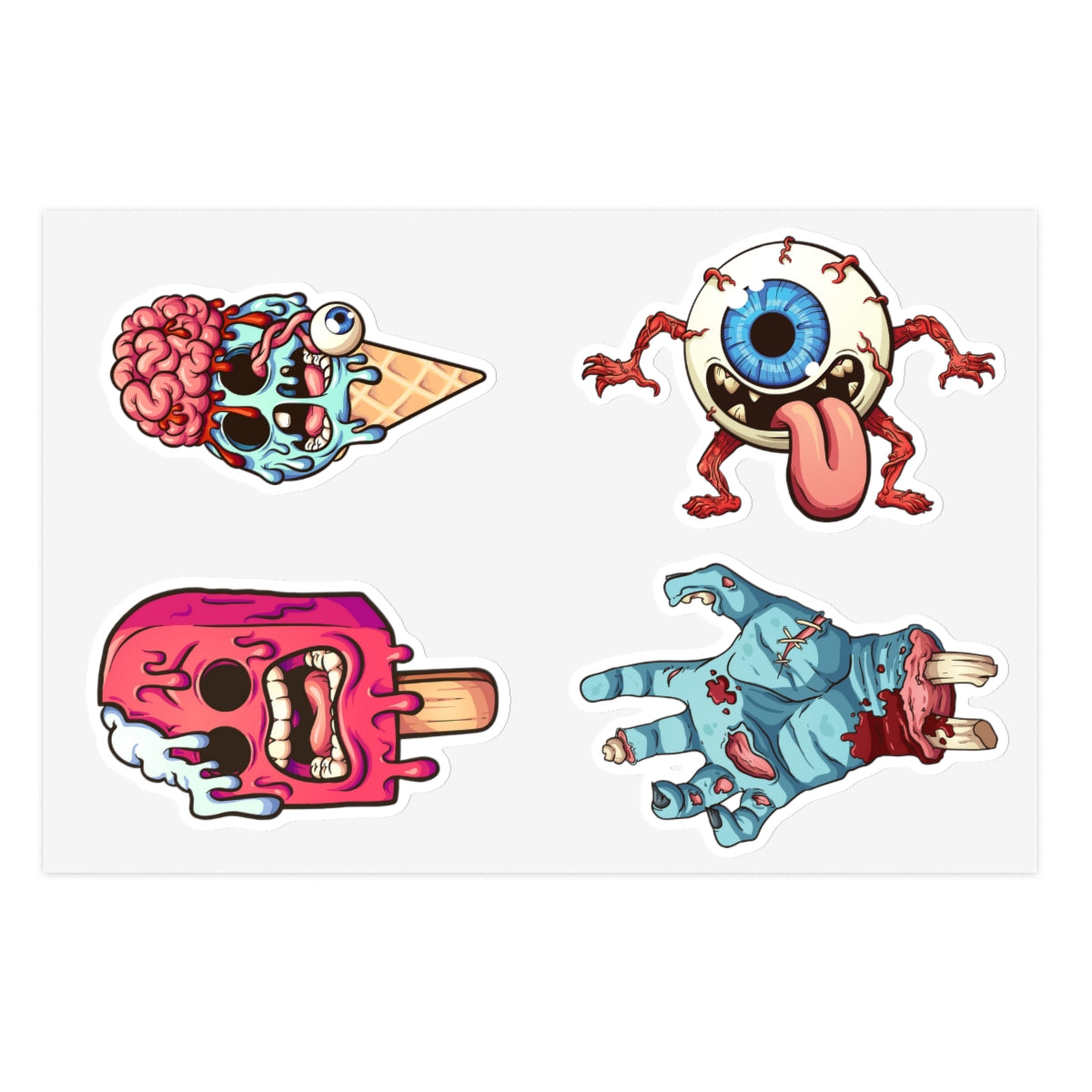 Sticker Sheets-Zombies