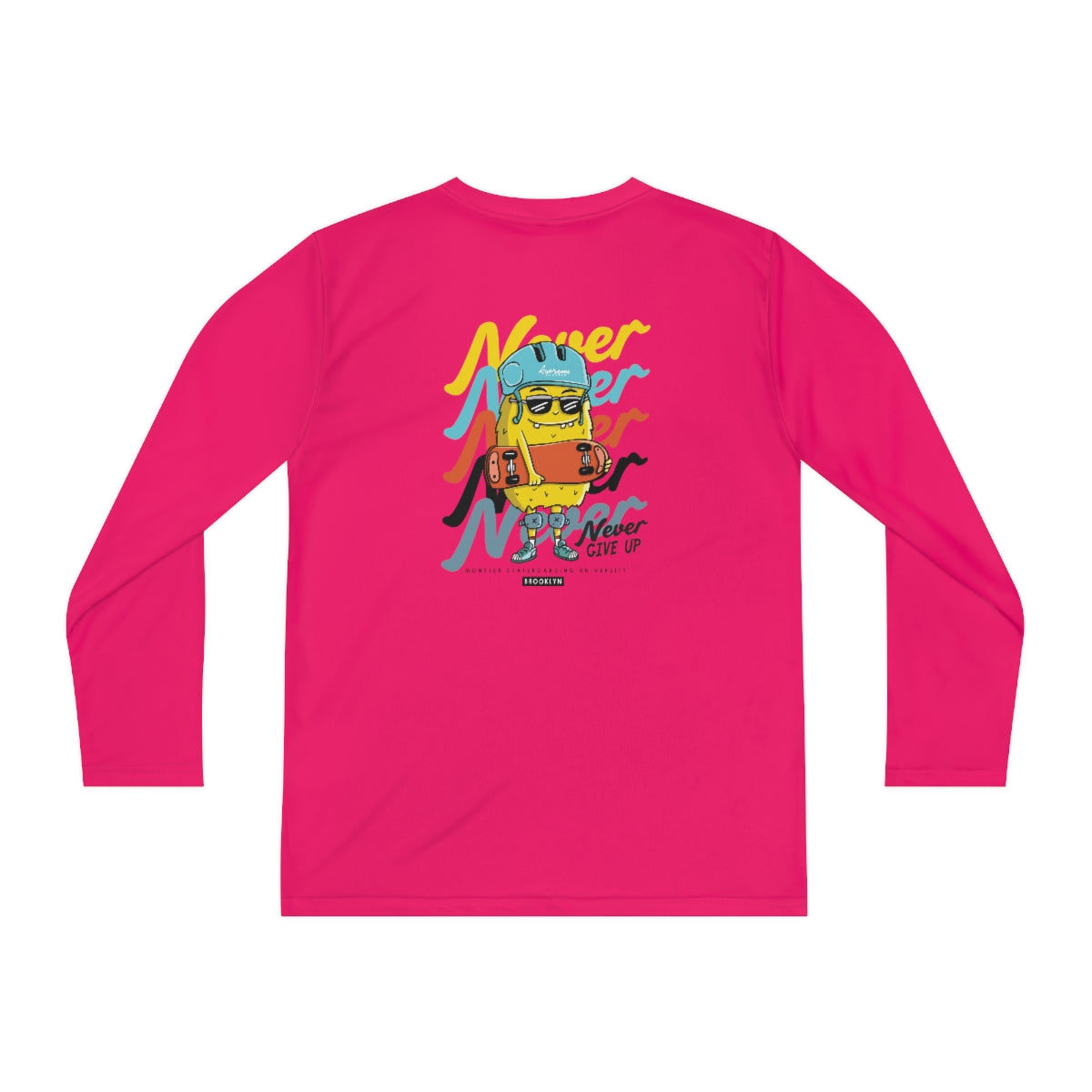 Never Never-Youth Long Sleeve Competitor Tee