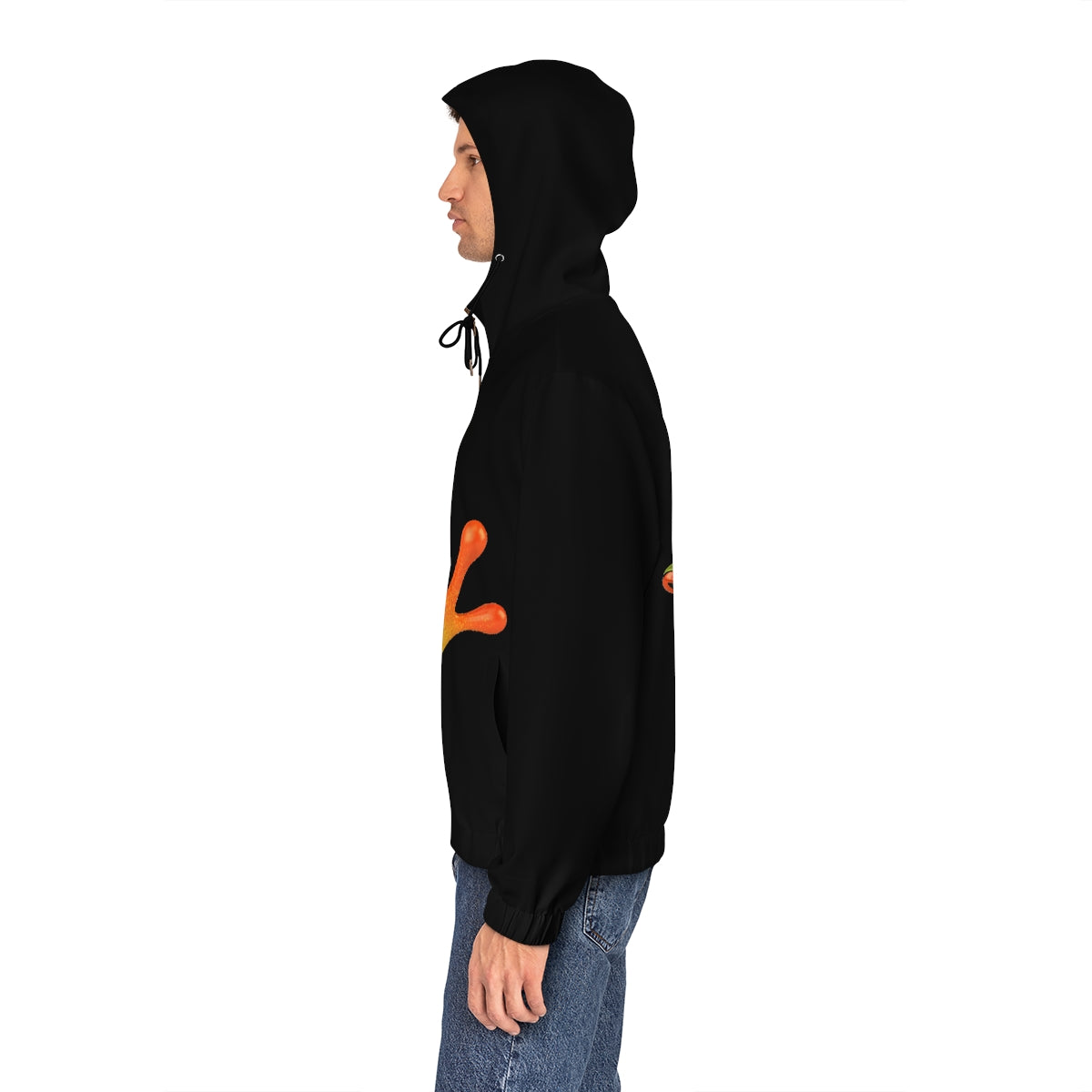 Men's Full-Zip Hoodie- Skater Frog