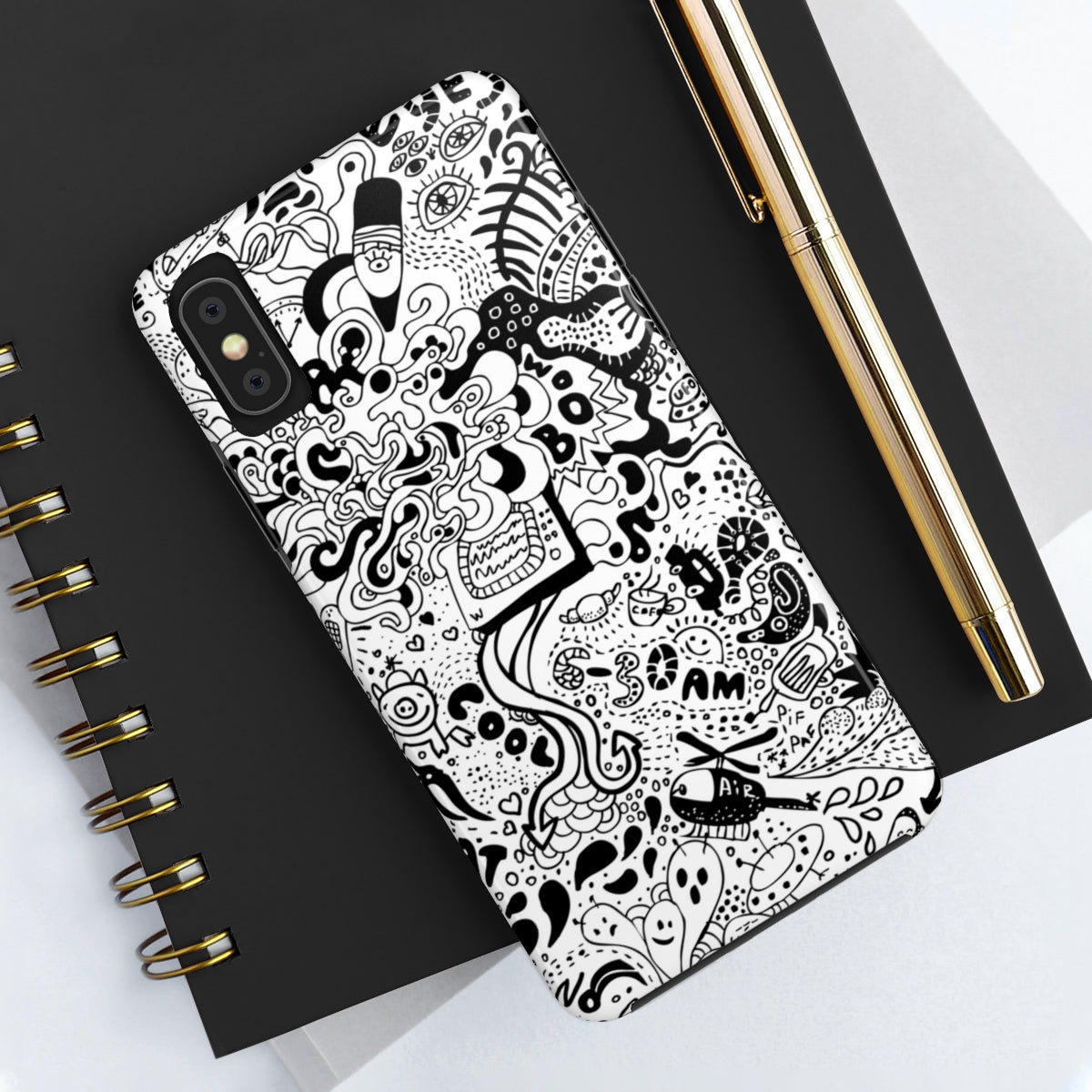 Tough Phone Cases, Case Mate-Doodle