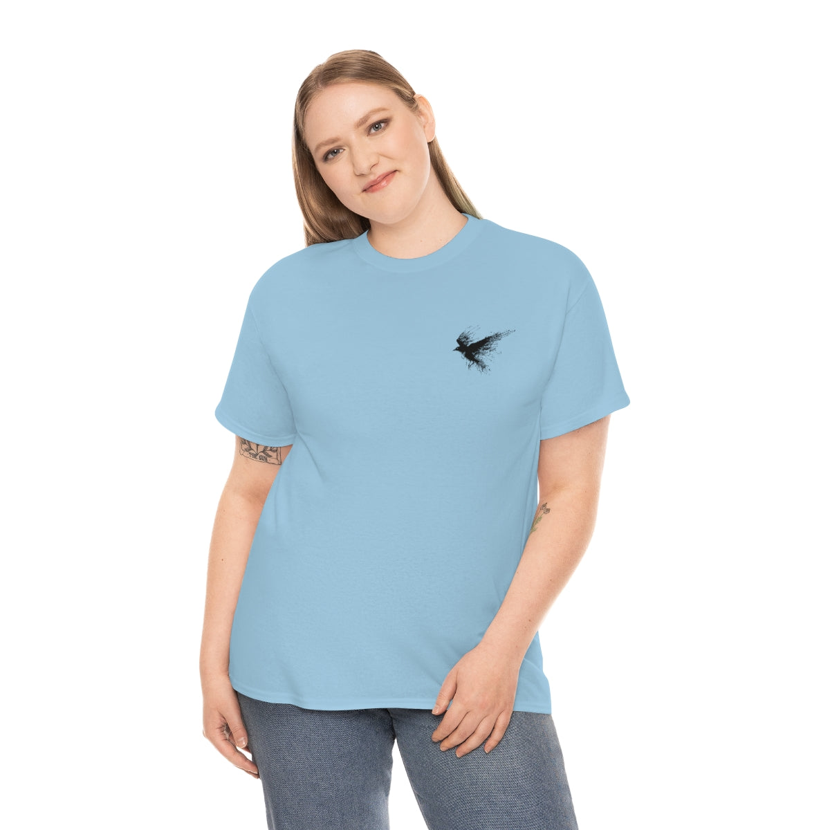 Unisex Heavy Cotton Tee-Crow