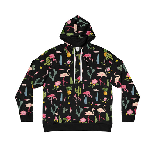 Men's Hoodie-Flamingo