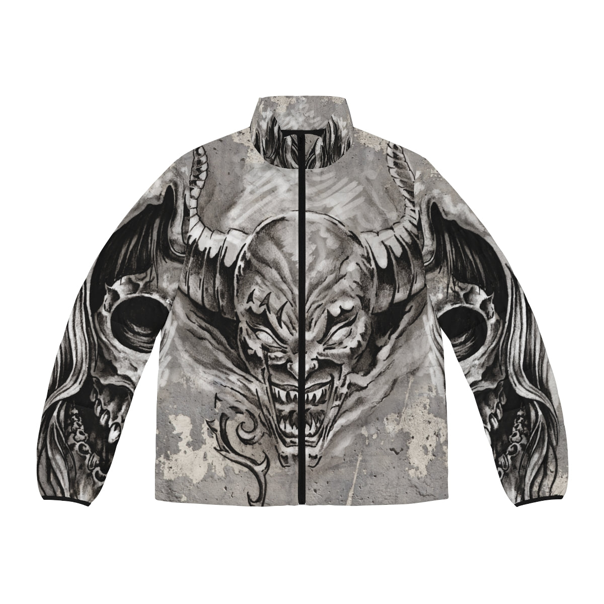 Men's Puffer Jacket- Demons