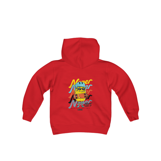 Youth Heavy Blend Hooded Sweatshirt-Never Never