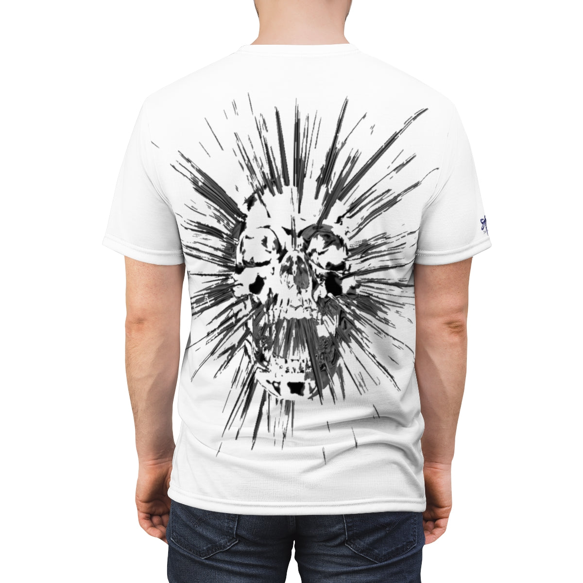 Unisex T-Shirt-Spike Skull