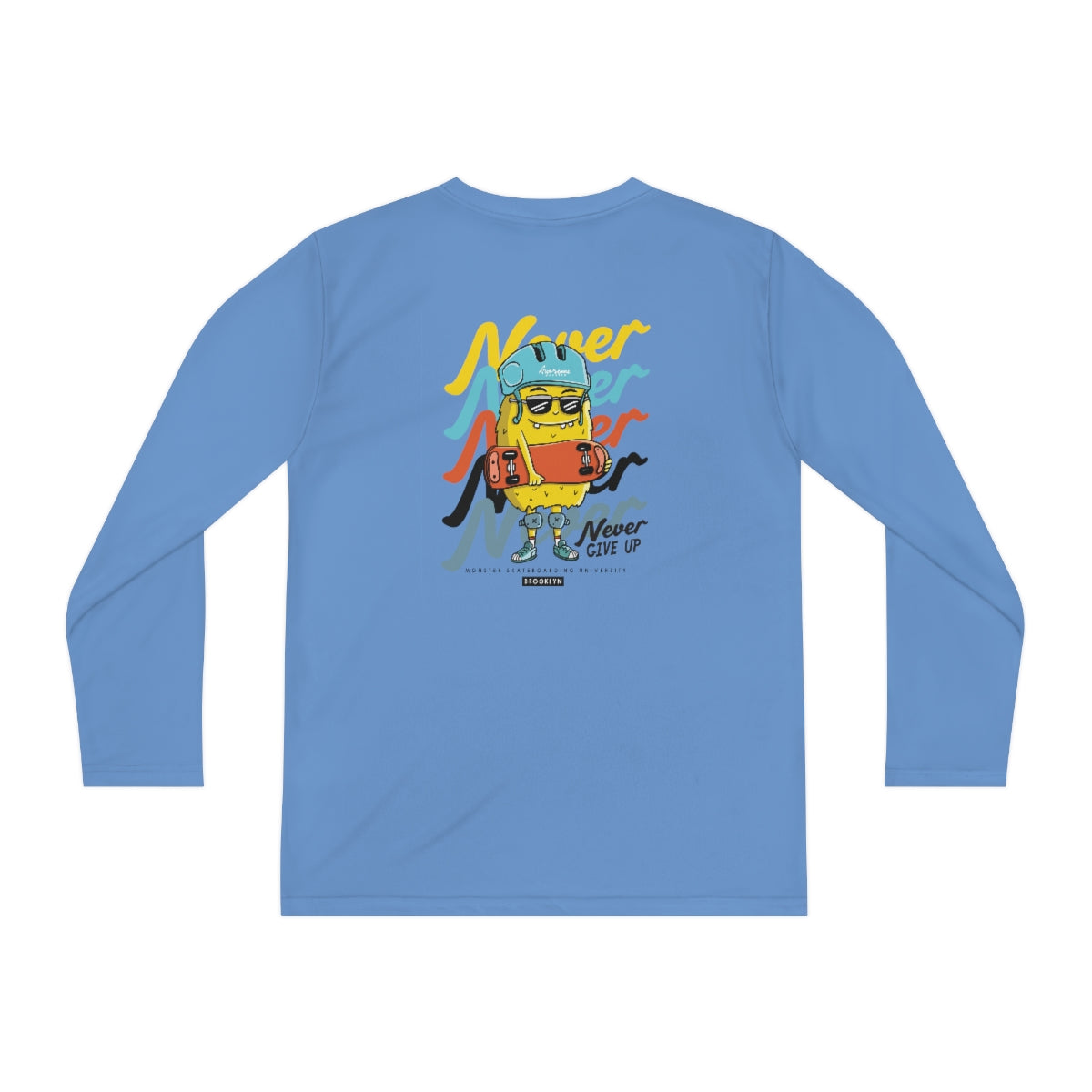 Never Never-Youth Long Sleeve Competitor Tee