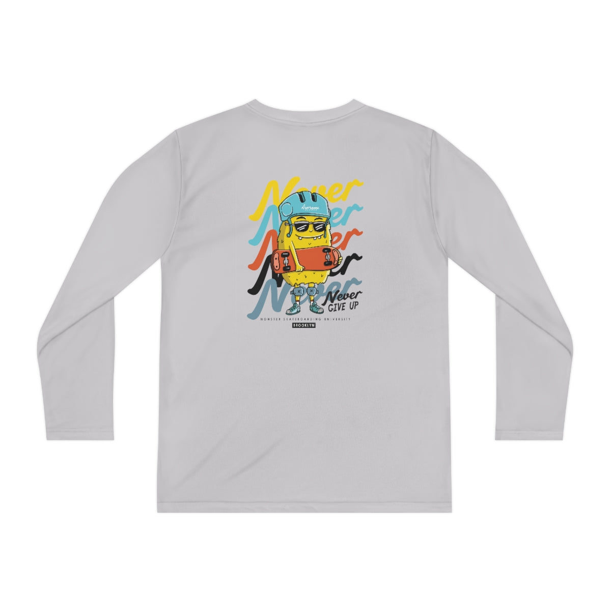 Never Never-Youth Long Sleeve Competitor Tee