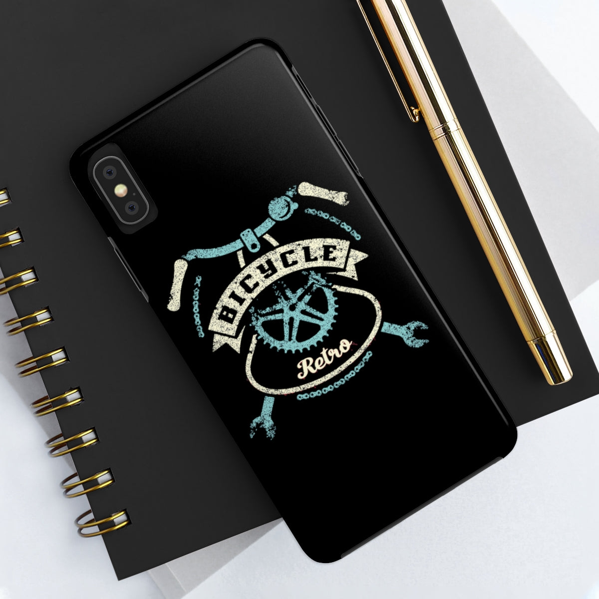 Retro Bicycle-Tough Phone Cases, Case-Mate