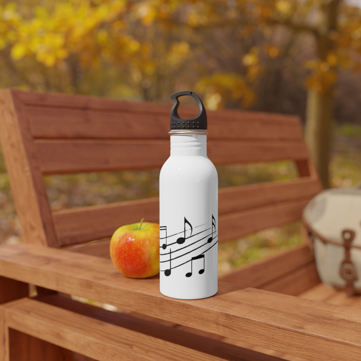 Stainless Steel Water Bottle- Music