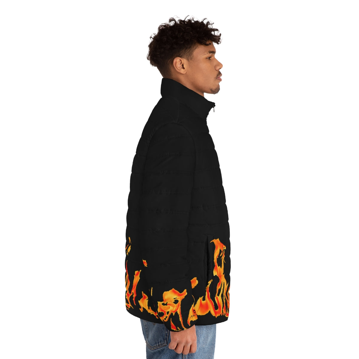 Men's Puffer Jacket-On Fire