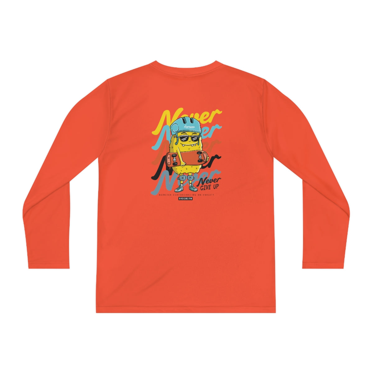 Never Never-Youth Long Sleeve Competitor Tee