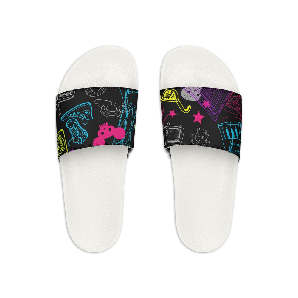 Music Graphic-Women's Slide Sandals