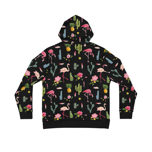 Men's Hoodie-Flamingo