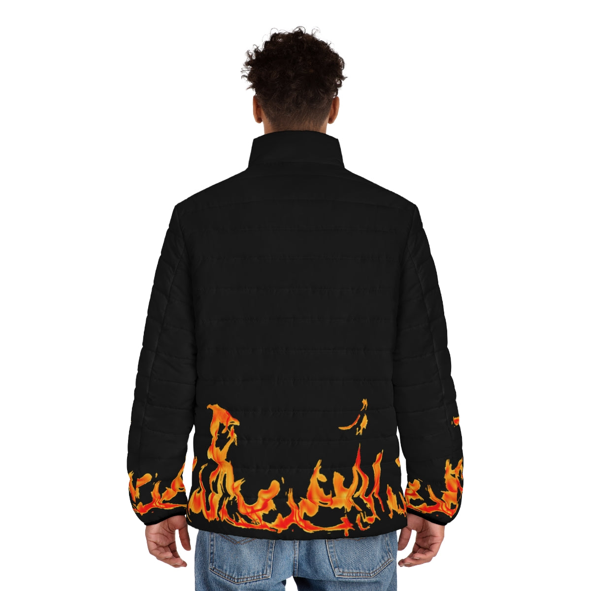 Men's Puffer Jacket-On Fire