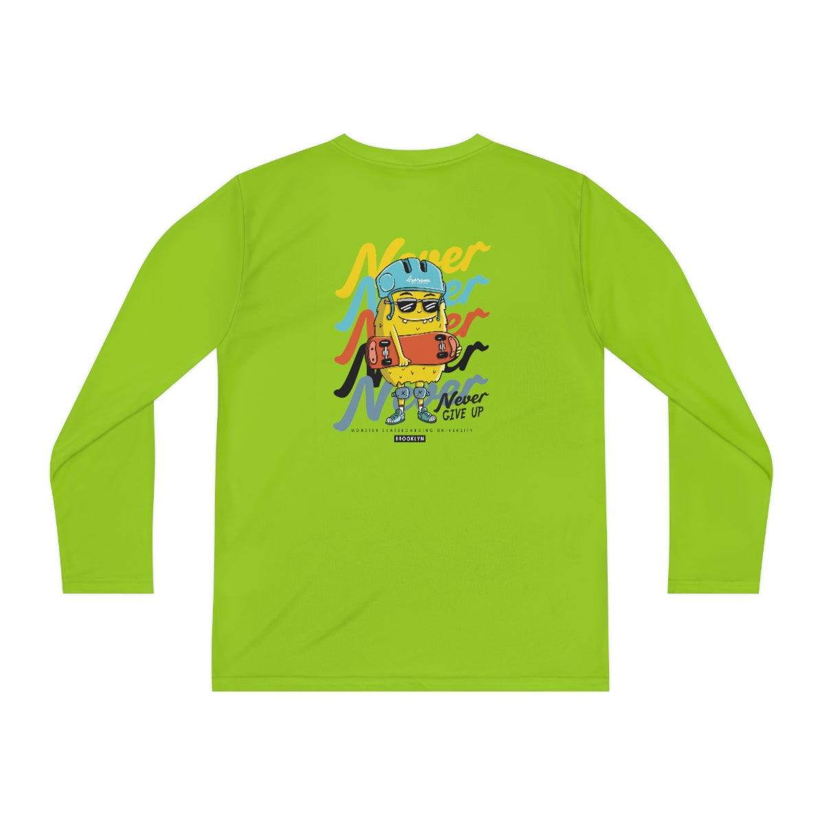 Never Never-Youth Long Sleeve Competitor Tee