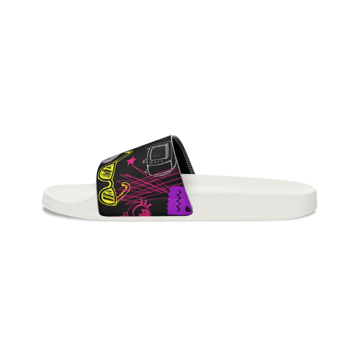 Music Graphic-Women's Slide Sandals