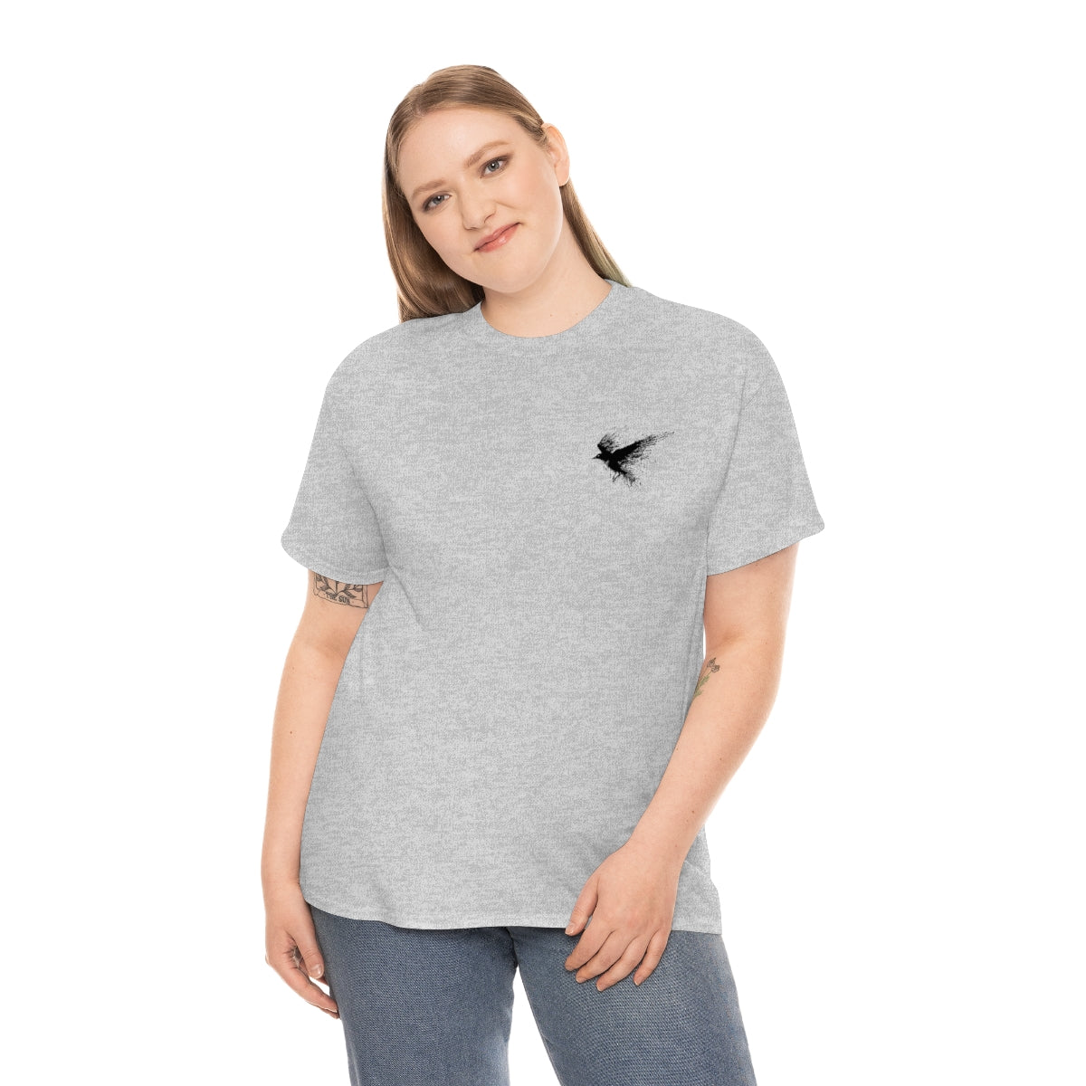 Unisex Heavy Cotton Tee-Crow