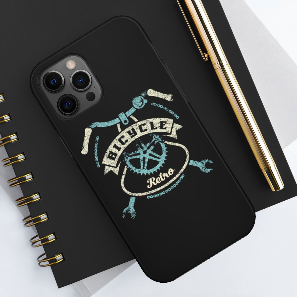 Retro Bicycle-Tough Phone Cases, Case-Mate