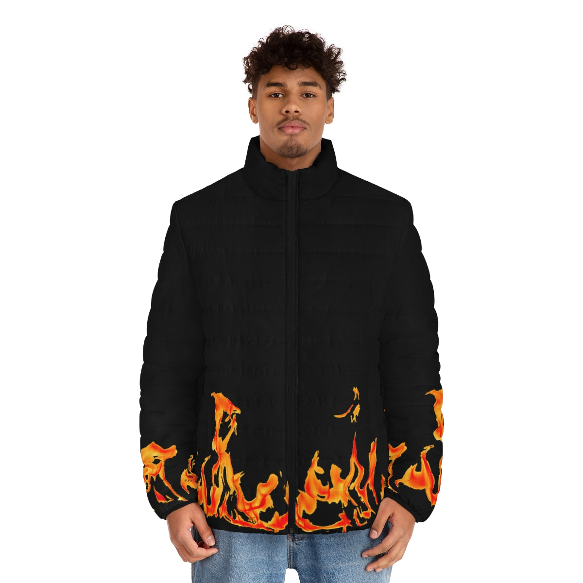 Men's Puffer Jacket-On Fire