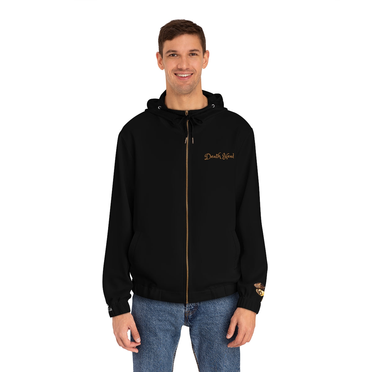 Men's Full-Zip Hoodie-Death Head Moth