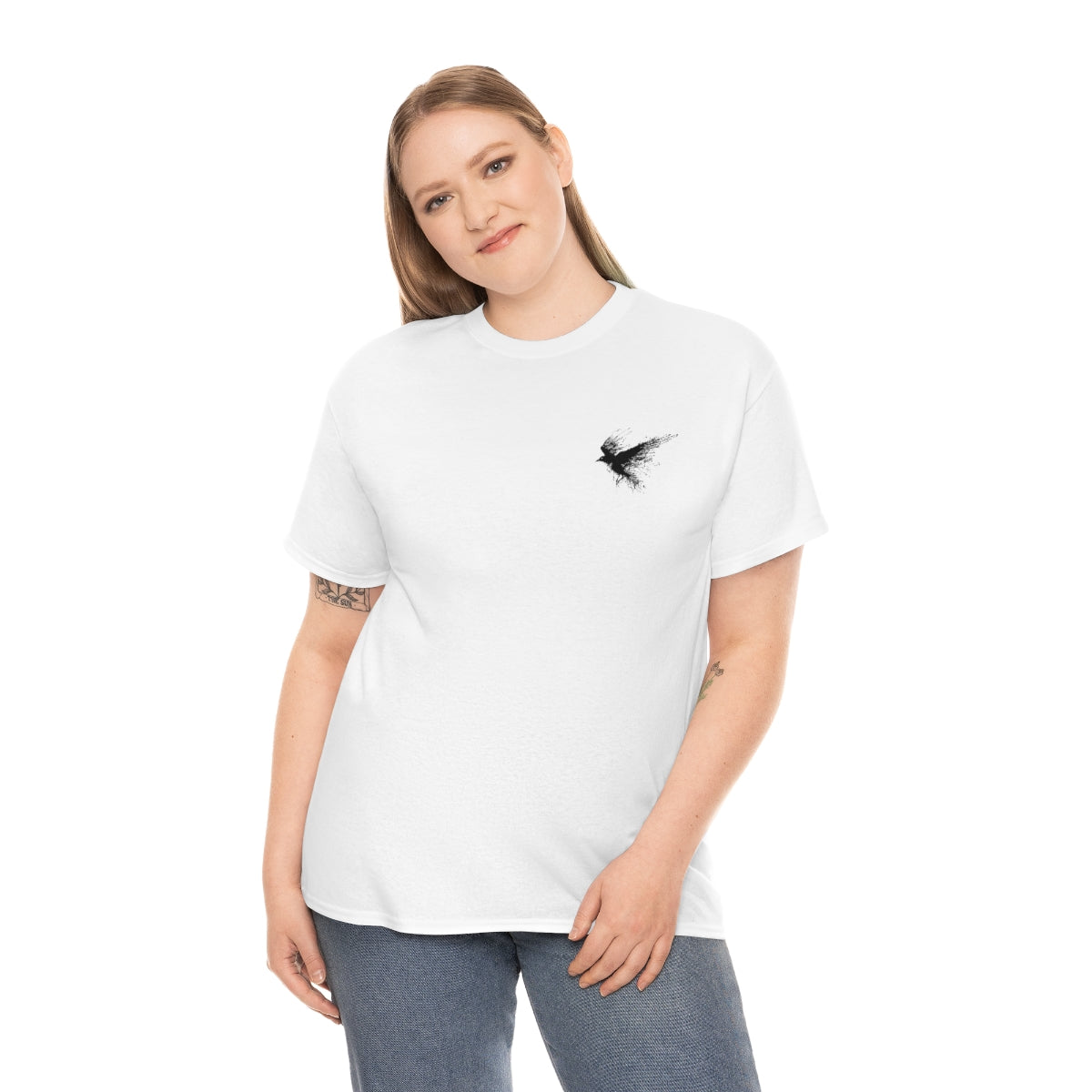 Unisex Heavy Cotton Tee-Crow