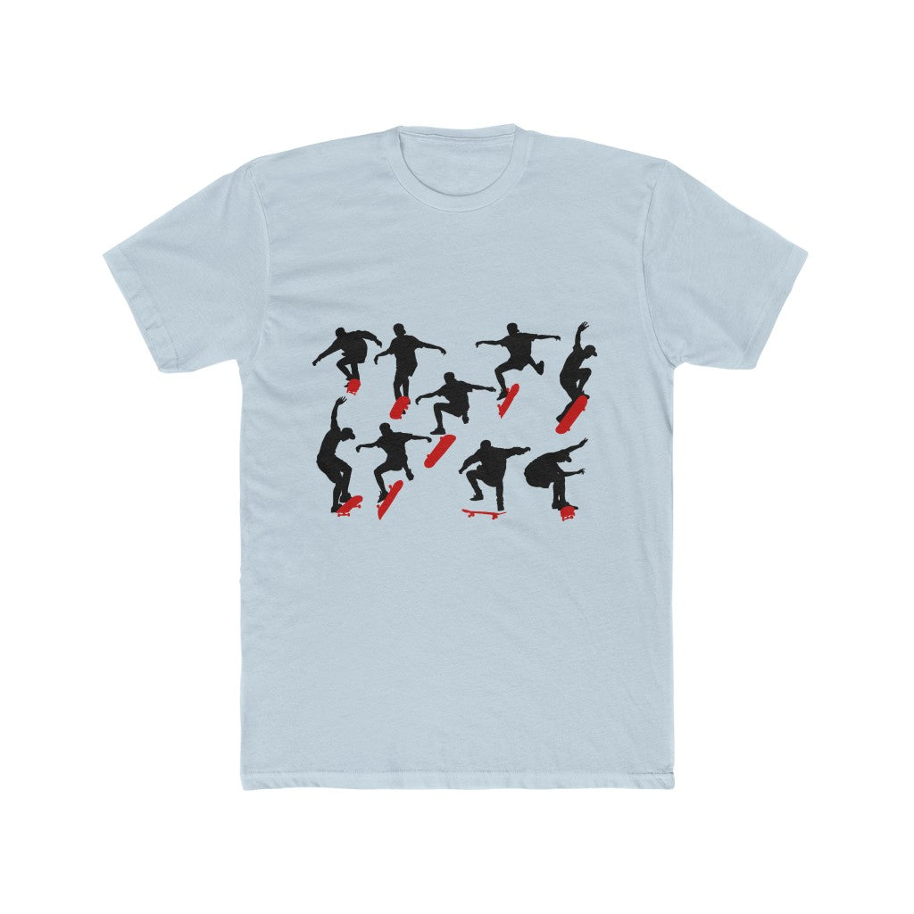 Men's Cotton Crew T-Shirt-Skateboarders