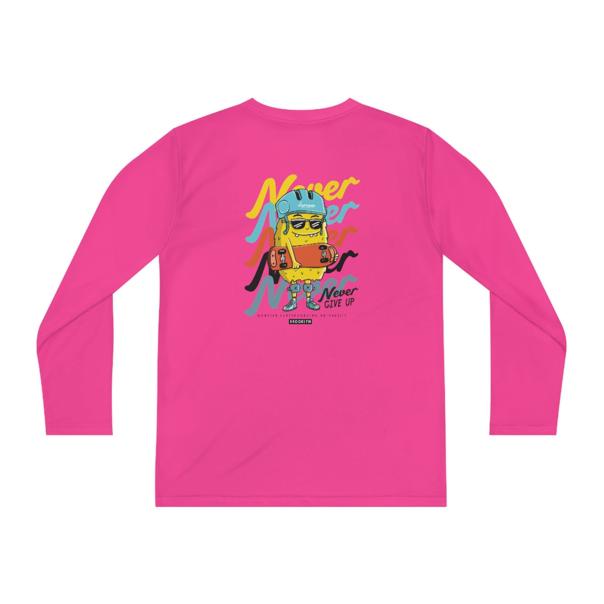 Never Never-Youth Long Sleeve Competitor Tee