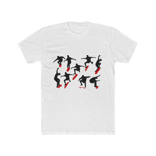 Men's Cotton Crew T-Shirt-Skateboarders