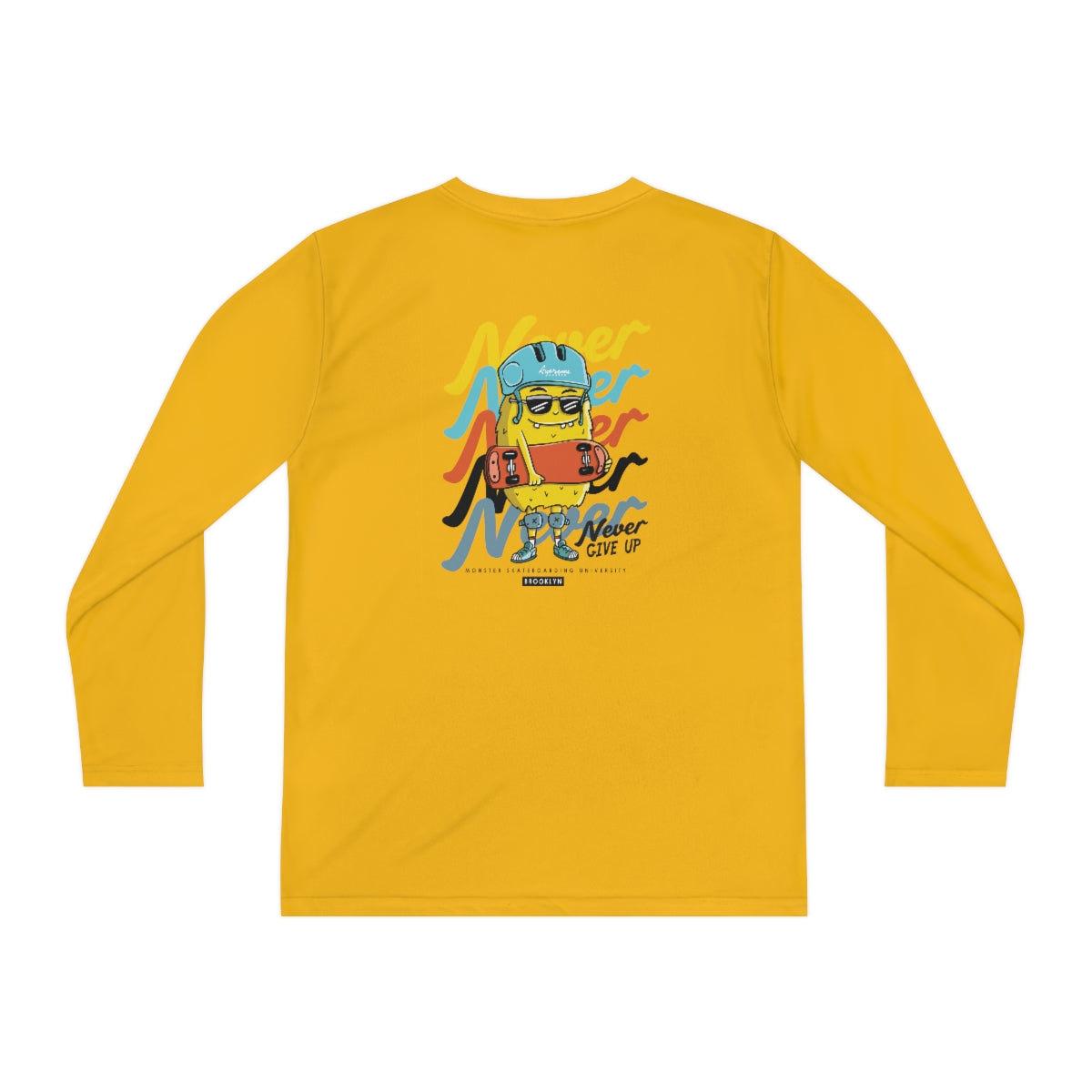 Never Never-Youth Long Sleeve Competitor Tee