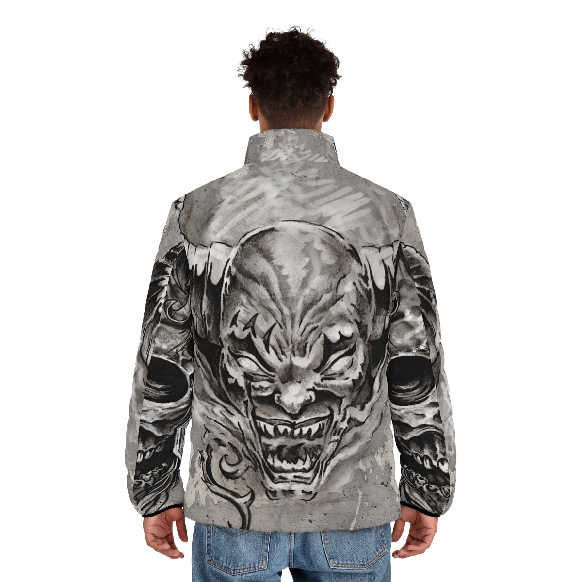 Men's Puffer Jacket- Demons