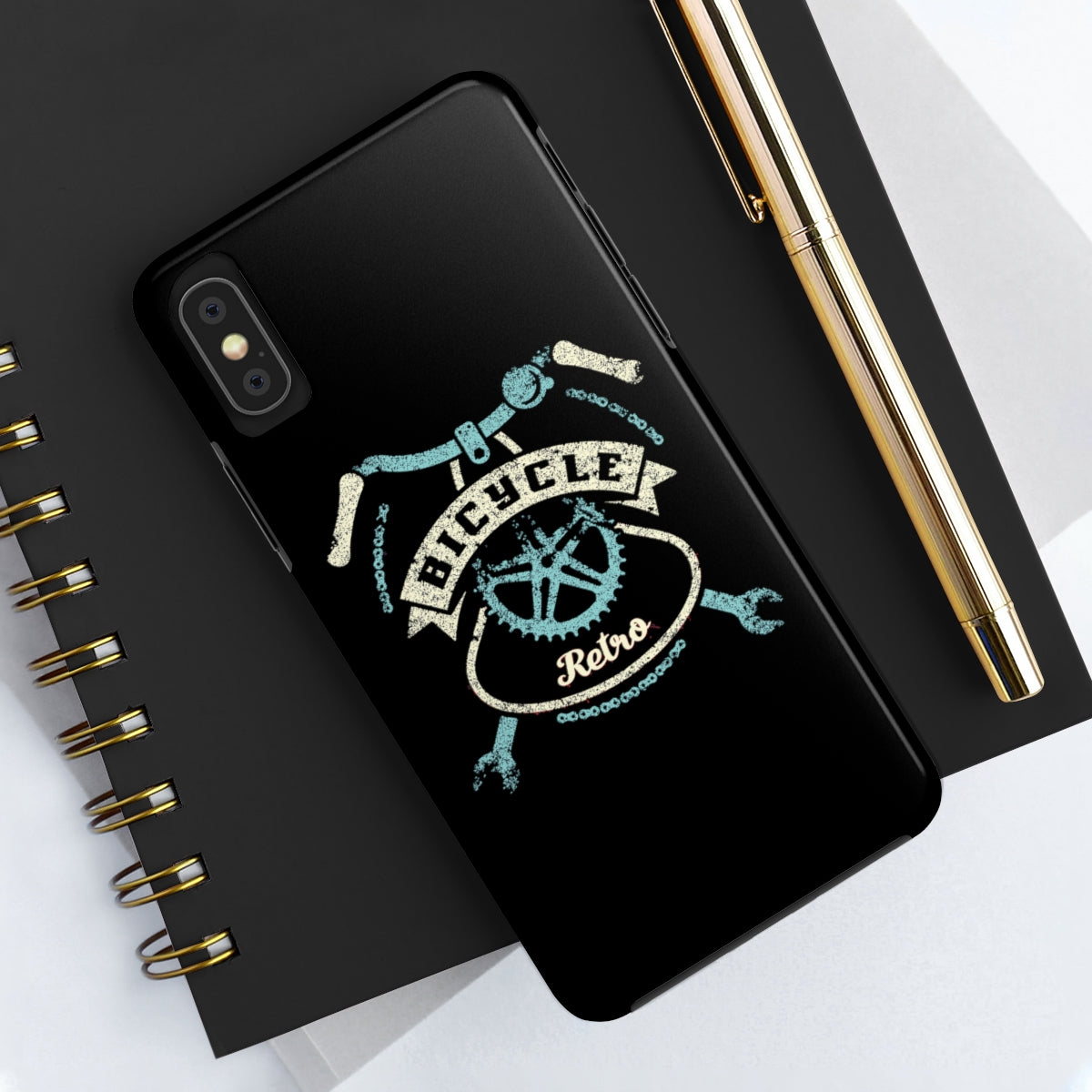 Retro Bicycle-Tough Phone Cases, Case-Mate