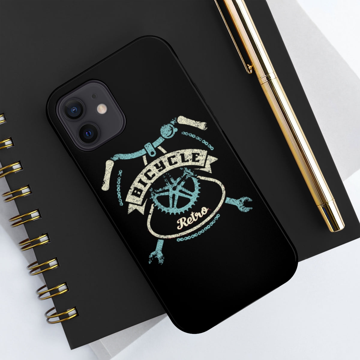 Retro Bicycle-Tough Phone Cases, Case-Mate